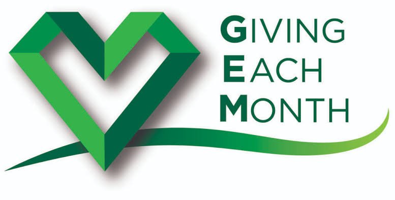 GIVING EACH MONTH DONATION FOR GREEN WAY ASSOCIATION